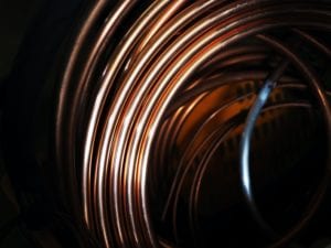 image of copper pipes